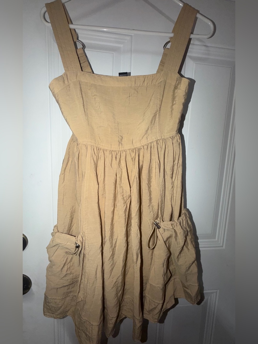 Forever 21 Tan Smocked Sundress